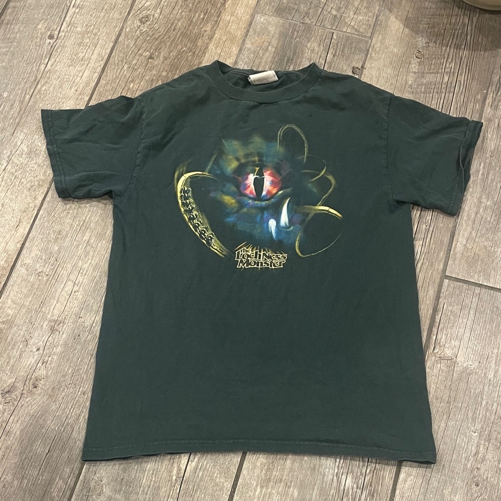 Vintage Lee, Loch Ness monster Dark Green Graphic Tee